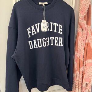 Favorite Daughter Dark Blue Crewneck
